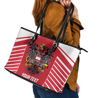 Custom Austria Football Leather Tote Bag Come On Das Team