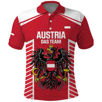 Custom Austria Football Polo Shirt Come On Das Team