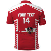 Custom Austria Football Polo Shirt Come On Das Team