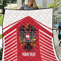 Custom Austria Football Quilt Come On Das Team