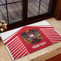 Custom Austria Football Rubber Doormat Come On Das Team