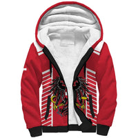 Custom Austria Football Sherpa Hoodie Come On Das Team