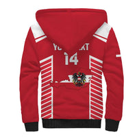 Custom Austria Football Sherpa Hoodie Come On Das Team