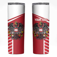 Custom Austria Football Skinny Tumbler Come On Das Team
