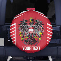 Custom Austria Football Spare Tire Cover Come On Das Team
