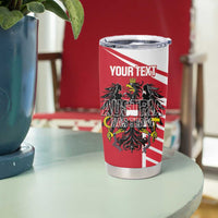 Custom Austria Football Tumbler Cup Come On Das Team
