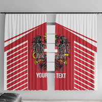 Custom Austria Football Window Curtain Come On Das Team