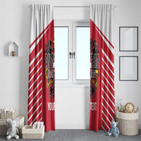 Custom Austria Football Window Curtain Come On Das Team