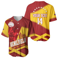 Baseball Venezuela 2026 Custom Baseball Jersey 1st Champions Proud Red Version