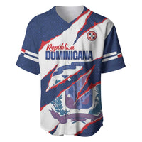 Custom Dominican Republic Football Baseball Jersey Los Quisqueyanos Crack Style