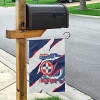 Custom Dominican Republic Football Garden Flag Los Quisqueyanos Crack Style