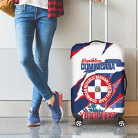 Custom Dominican Republic Football Luggage Cover Los Quisqueyanos Crack Style