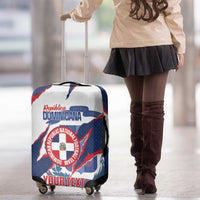 Custom Dominican Republic Football Luggage Cover Los Quisqueyanos Crack Style