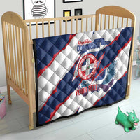 Custom Dominican Republic Football Quilt Los Quisqueyanos Crack Style