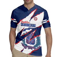 Custom Dominican Republic Football Rugby Jersey Los Quisqueyanos Crack Style