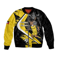 Custom Antigua and Barbuda Football Bomber Jacket Go Benna Boys Sporty Deer Mascot