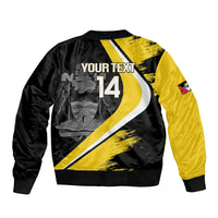 Custom Antigua and Barbuda Football Bomber Jacket Go Benna Boys Sporty Deer Mascot
