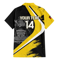 Custom Antigua and Barbuda Football Family Matching Mermaid Dress and Hawaiian Shirt Go Benna Boys Sporty Deer Mascot