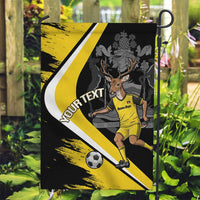 Custom Antigua and Barbuda Football Garden Flag Go Benna Boys Sporty Deer Mascot
