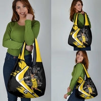 Custom Antigua and Barbuda Football Grocery Bag Go Benna Boys Sporty Deer Mascot