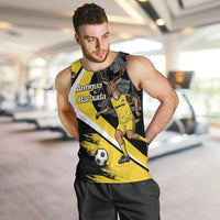 Custom Antigua and Barbuda Football Men Tank Top Go Benna Boys Sporty Deer Mascot