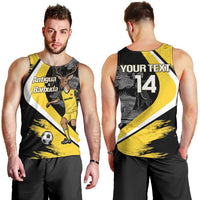 Custom Antigua and Barbuda Football Men Tank Top Go Benna Boys Sporty Deer Mascot