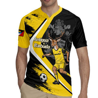 Custom Antigua and Barbuda Football Rugby Jersey Go Benna Boys Sporty Deer Mascot