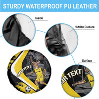 Custom Antigua and Barbuda Football Spare Tire Cover Go Benna Boys Sporty Deer Mascot