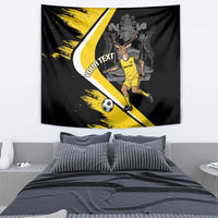 Custom Antigua and Barbuda Football Tapestry Go Benna Boys Sporty Deer Mascot