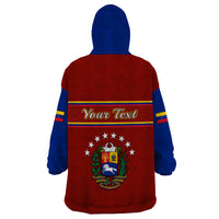 Personalised Venezuela Wearable Blanket Hoodie Coat Of Arms Style 2023 - Wonder Print Shop