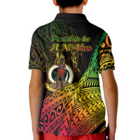 Polynesian Pride Vanuatu Kid Polo Shirt Proud To Be A Ni-Van - Wonder Print Shop