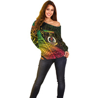 Polynesian Pride Vanuatu Off Shoulder Sweater Proud To Be A Ni-Van - Wonder Print Shop