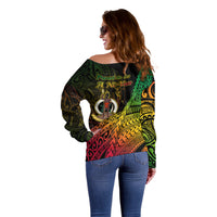 Polynesian Pride Vanuatu Off Shoulder Sweater Proud To Be A Ni-Van - Wonder Print Shop