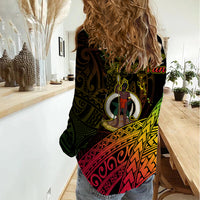 Polynesian Pride Vanuatu Women Casual Shirt Proud To Be A Ni-Van - Wonder Print Shop