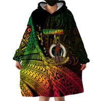 Personalised Vanuatu Wearable Blanket Hoodie Proud To Be A Ni-Van - Wonder Print Shop
