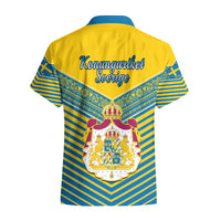 Sweden Hawaiian Shirt Swedish Independence Day Scandinavia Pattern - Wonder Print Shop