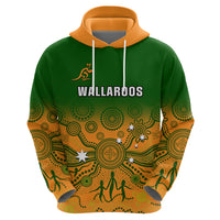Personalised Australia Rugby Hoodie Go Wallaroos Pacific Indigenous Version 2023 - Wonder Print Shop