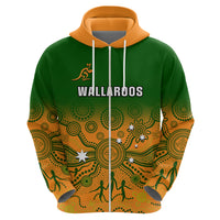 Personalised Australia Rugby Hoodie Go Wallaroos Pacific Indigenous Version 2023 - Wonder Print Shop