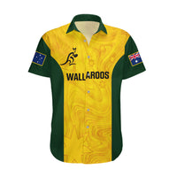 Personalised Australia Rugby Hawaiian Shirt Go Wallaroos Pacific Simple Version 2023 - Wonder Print Shop