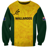 Australia Rugby Sweatshirt Go Wallaroos Pacific Simple Version 2023 - Wonder Print Shop