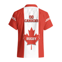 Canada Rugby Hawaiian Shirt Go Canucks Maple Leaf Pacific 2023 - Wonder Print Shop