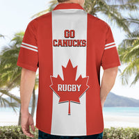 Canada Rugby Hawaiian Shirt Go Canucks Maple Leaf Pacific 2023 - Wonder Print Shop