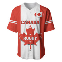 Personalised Canada Rugby Baseball Jersey Go Canucks Maple Leaf Pacific 2023 - Wonder Print Shop