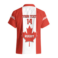Personalised Canada Rugby Hawaiian Shirt Go Canucks Maple Leaf Pacific 2023 - Wonder Print Shop