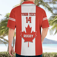 Personalised Canada Rugby Hawaiian Shirt Go Canucks Maple Leaf Pacific 2023 - Wonder Print Shop