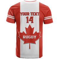Personalised Canada Rugby T Shirt Go Canucks Maple Leaf Pacific 2023 - Wonder Print Shop