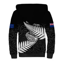 Aotearoa Rugby Sherpa Hoodie Go Black Fern Pacific NZ Maori 2023 - Wonder Print Shop