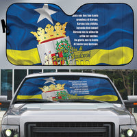 Curacao Flag Day Auto Sun Shade Felis Dia di Himno i Bandera