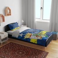 Curacao Flag Day Bedding Set Felis Dia di Himno i Bandera