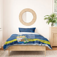 Curacao Flag Day Bedding Set Felis Dia di Himno i Bandera